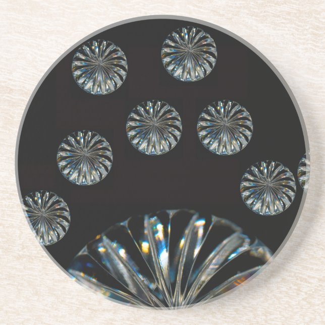 Dessous De Verre En Grès Design irlandais - La collection Crystal (Devant)