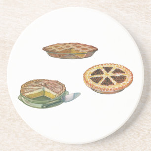 Dessous De Verre En Grès Desserts vintages, Tartes d'Action de grâce, Citro