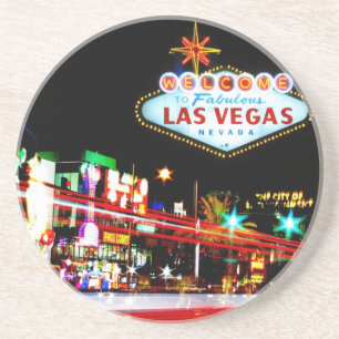 Dessous De Verre En Grès Dessous de verre de boissons de grès de Las Vegas