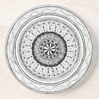 Dessous De Verre En Grès Dessous de verre de boissons de grès de Zendala