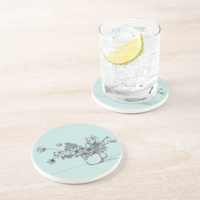 Dessous De Verre En Grès Dessous de verre de grès (Côté)