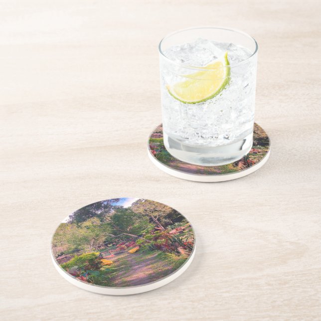 Dessous De Verre En Grès Dessous de verre de grès personnalisé "Mambu-S Pit (Côté)