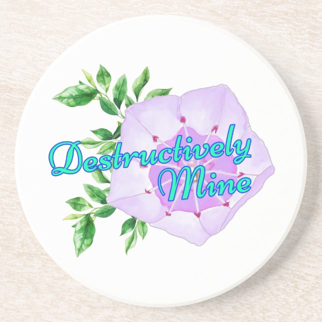 Dessous De Verre En Grès Destructively Mine (Devant)