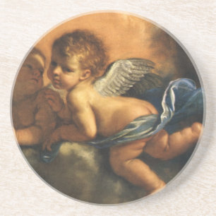 Dessous De Verre En Grès Détail de l'ange, Saints Patron de Modène par Guer