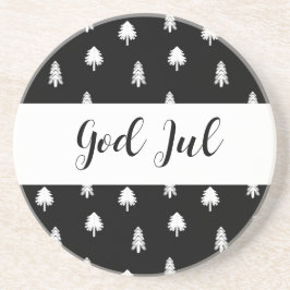 Dessous De Verre En Grès Dieu Joyeux Noël cadeau motif scandinave