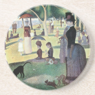 Dessous De Verre En Grès Dimanche après-midi, île La Grande Jatte par Seura