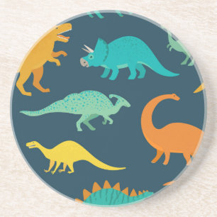 Dessous De Verre En Grès Dinosaur Adventure : Papier peint de la crèche pou
