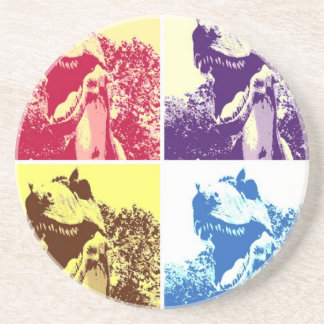 Dessous De Verre En Grès Dinosaure T-Rex