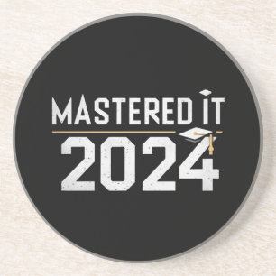 Dessous De Verre En Grès Diplôme de master Maîtrisé en 2024 Diplôme de mast
