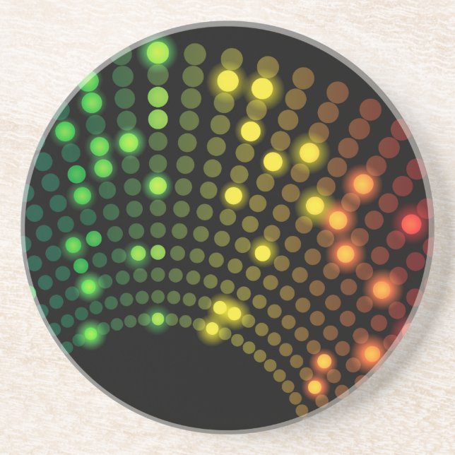 Dessous De Verre En Grès Disco (Devant)