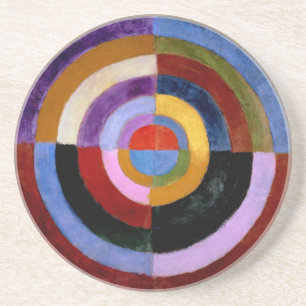 Dessous De Verre En Grès Disque premier par Robert Delaunay