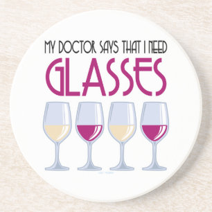 Dessous De Verre En Grès Docteur Says I Need Glasses