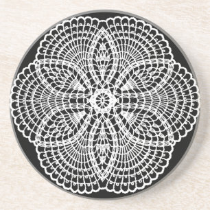 Dessous De Verre En Grès Doily Art