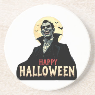 Dessous De Verre En Grès Dracula vous souhaite une nuit Éffrayante