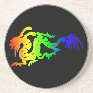 Dessous De Verre En Grès Dragon
