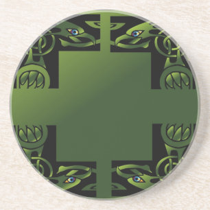 Dessous De Verre En Grès Dragon celtique