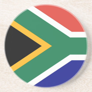 Dessous De Verre En Grès Drapeau Afrique du Sud