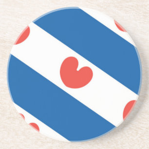 Dessous De Verre En Grès Drapeau de la Frise