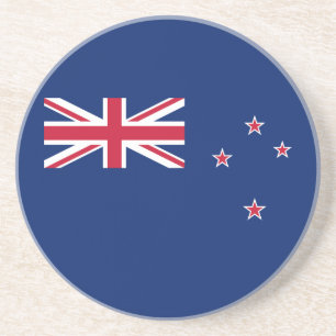 Dessous De Verre En Grès Drapeau de la Nouvelle-Zélande