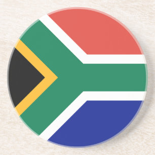 Dessous De Verre En Grès Drapeau de l'Afrique du Sud
