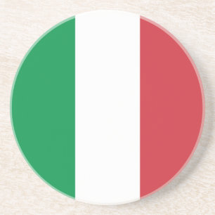 Dessous De Verre En Grès Drapeau de l'Italie