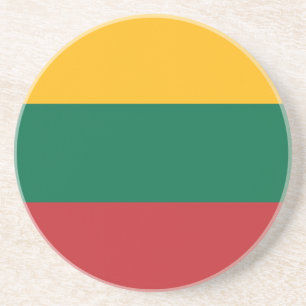 Dessous De Verre En Grès Drapeau de Lituanie
