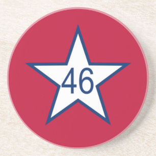 Dessous De Verre En Grès Drapeau De L'Oklahoma