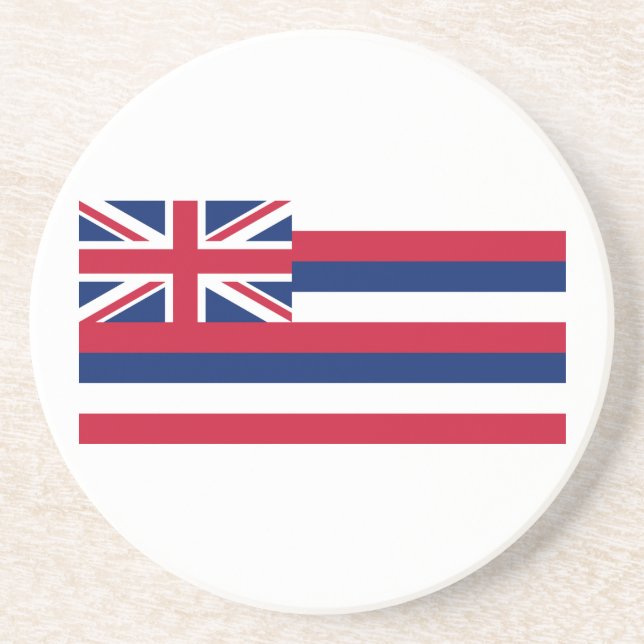 Dessous De Verre En Grès Drapeau d'État d'Hawaii (Devant)