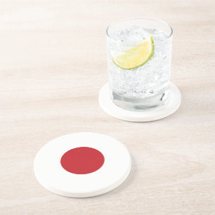 Dessous De Verre En Grès Drapeau du Japon