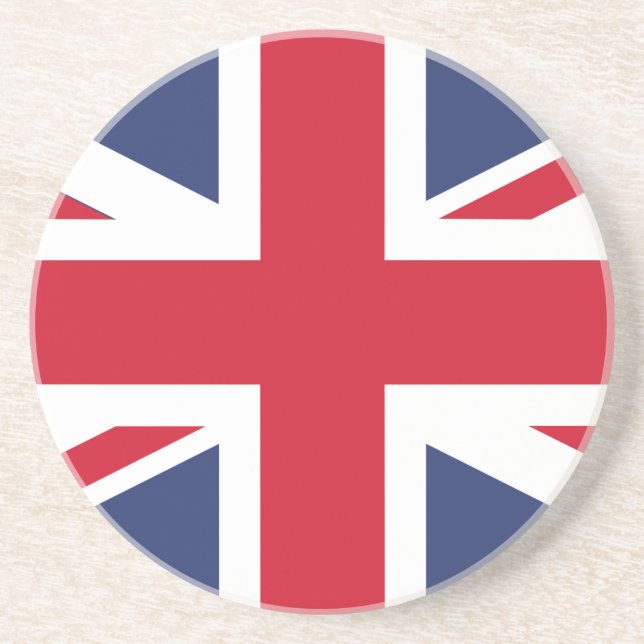 Dessous De Verre En Grès Drapeau du Royaume-Uni (Devant)