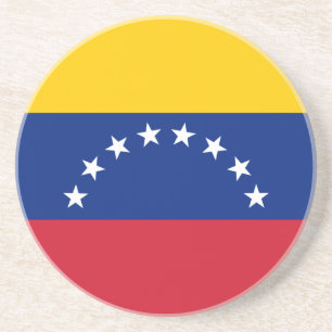 Dessous De Verre En Grès Drapeau du Venezuela