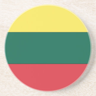 Dessous De Verre En Grès Drapeau national de Lituanie