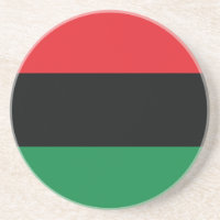 Drapeau rouge, noir et vert