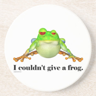 Dessous De Verre En Grès Drôle de ne pas donner un dessin de grenouille