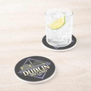 Dessous De Verre En Grès Dublin Irlande