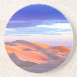Dessous De Verre En Grès Dunes de Glamis au coucher du soleil