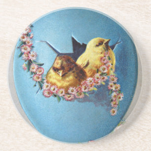 Dessous De Verre En Grès Easter Greetings 1909