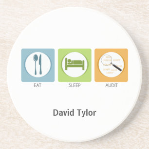 Dessous De Verre En Grès Eat Sleep Audit !