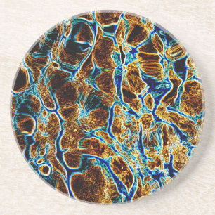 DESSOUS DE VERRE EN GRÈS EAU