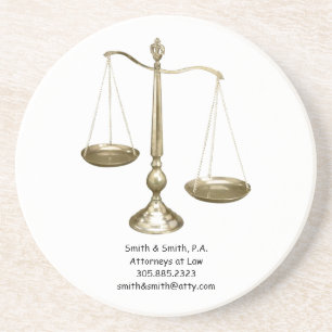 Dessous De Verre En Grès Échelles vintages de justice