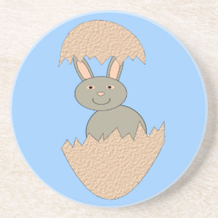 Dessous De Verre En Grès Écouter du lapin de l'Oeuf Étrange