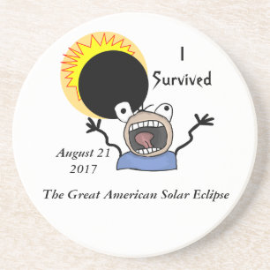 Dessous De Verre En Grès Édition Solaire Eclipse Survival 2017