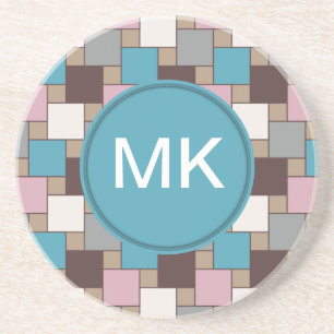 Dessous De Verre En Grès Élégant nectar rose