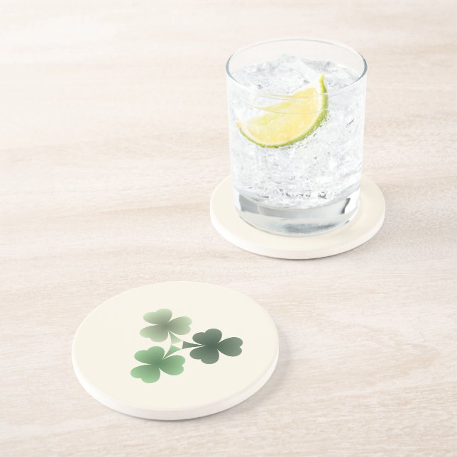 Dessous De Verre En Grès Émeraude (Côté)