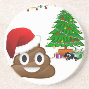 Dessous De Verre En Grès emoji de noël