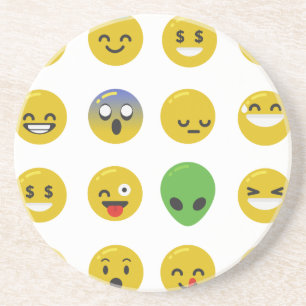 Dessous De Verre En Grès Emoji happy face