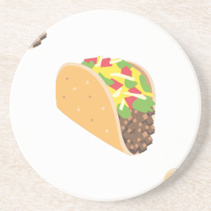 Dessous De Verre En Grès emoji taco