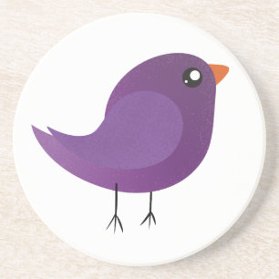 Dessous De Verre En Grès Enfants oiseau mignon 
