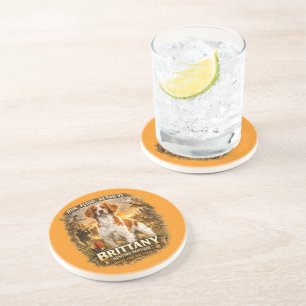 Dessous De Verre En Grès Épagneul breton