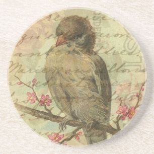 Dessous De Verre En Grès Épervier vintage